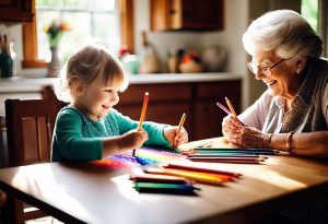 Coloriage pour petits-enfants : activités familiales créatives