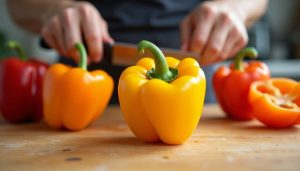 Astuces simples pour peler vos poivrons sans effort