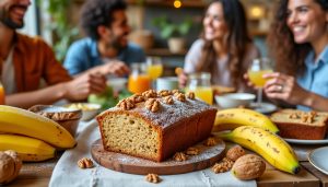 succombez à la tentation du pain à la banane revisité avec cette recette originale et savoureuse. idéale pour les gourmands, découvrez un dessert irrésistible qui saura égayer vos pauses sucrées !