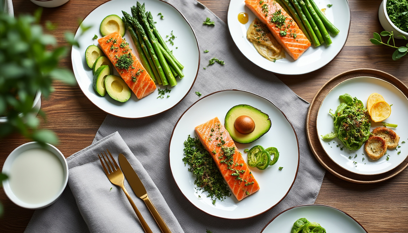 découvrez des idées de dîners simples avec seulement cinq ingrédients, faibles en glucides et riches en protéines. parfait pour manger sainement sans passer des heures en cuisine !