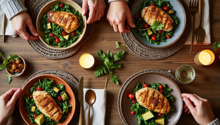 découvrez des idées de dîners savoureux à seulement cinq ingrédients, faibles en glucides et riches en protéines. parfait pour une alimentation saine et rapide au quotidien !