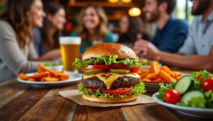 découvrez le burger 'chester' de george motz : un délice savoureux et généreusement fromagé, préparé avec des ingrédients authentiques pour une expérience gourmande inoubliable.