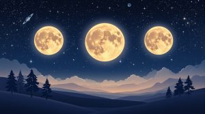 découvrez cet automne un spectacle céleste rare : trois super lunes exceptionnelles illumineront le ciel successivement. ne manquez pas ces nuits magiques pour admirer la beauté de la lune sous son plus grand éclat !