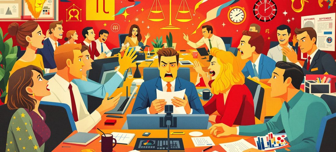 découvrez quel signe du zodiaque sera particulièrement exposé aux conflits et tensions au travail en septembre. anticipez les rivalités professionnelles avec nos conseils astrologiques !