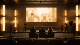 emmanuel et brigitte macron profondément touchés par leur rencontre avec l’équipe du film « un p’tit truc en plus », un moment chargé d’émotions et de partage.
