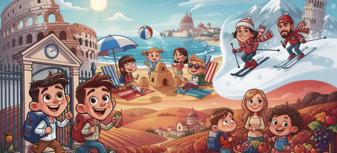 découvrez les différentes périodes de congés scolaires en italie et organisez au mieux vos vacances académiques grâce à notre aperçu complet.