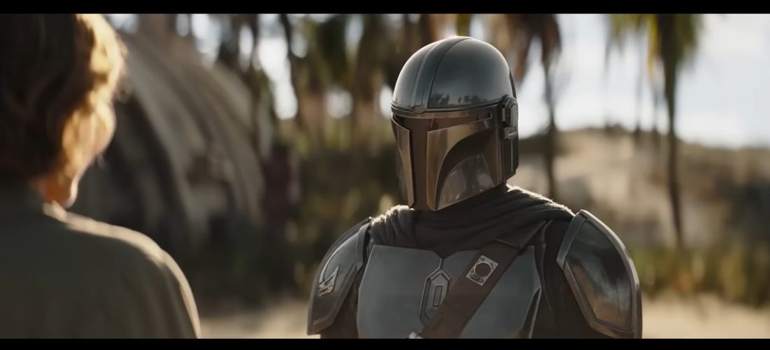 Din Djarin en armure de beskar dans le trailer officiel du film The Mandalorian and Grogu, prévu au cinéma le 22 mai 2026
