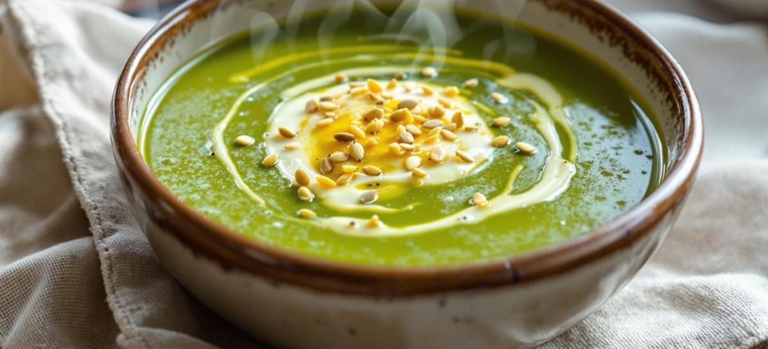 Velouté courgette-parmesan : Crémeux sans crème